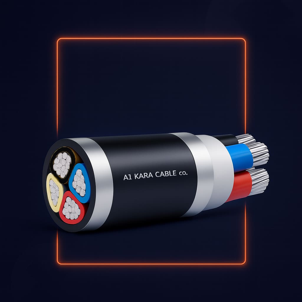 کابل قدرت مسی مناسب انتقال انرژی