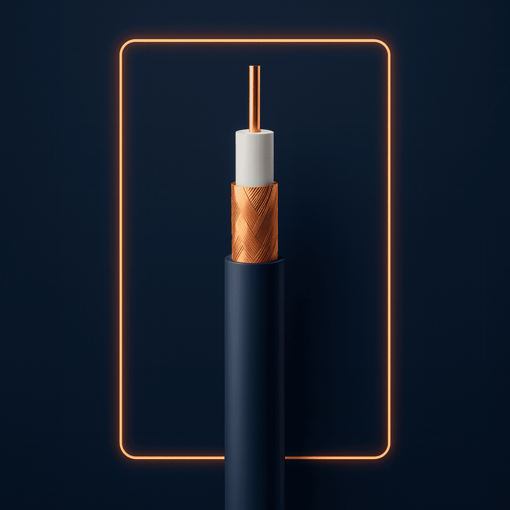 کابل کواکسیال با کیفیت بالا مناسب دوربین مداربسته و آنتن