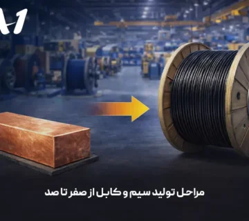 مراحل تولید سیم و کابل