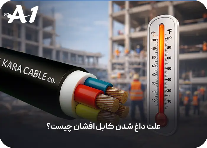 علت داغ شدن کابل افشان چیست؟